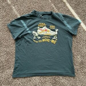 Nike Men's XL Green Graphic Short Sleeve T-Shirt